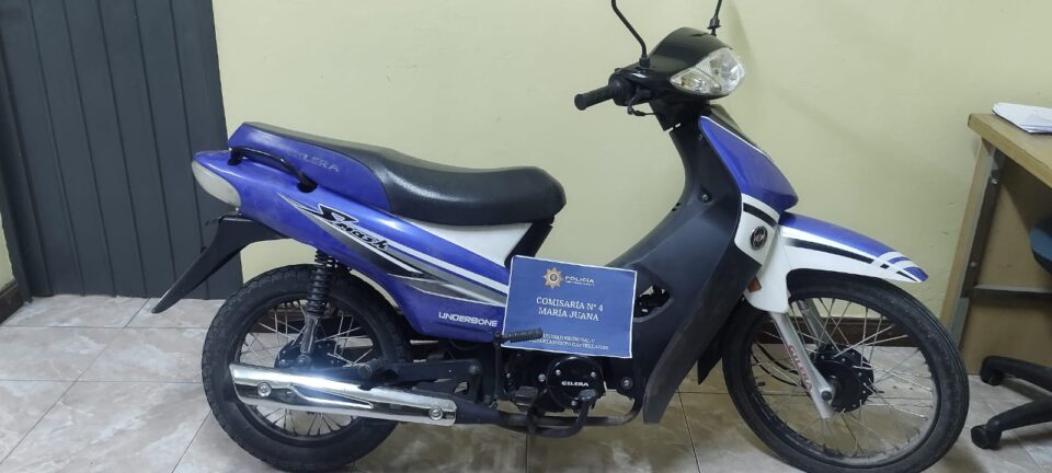 SECUESTRO DE UNA MOTOCICLETA