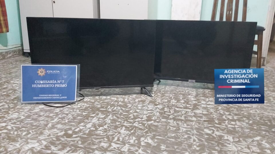 RECUPERARON ELEMENTOS ROBADOS