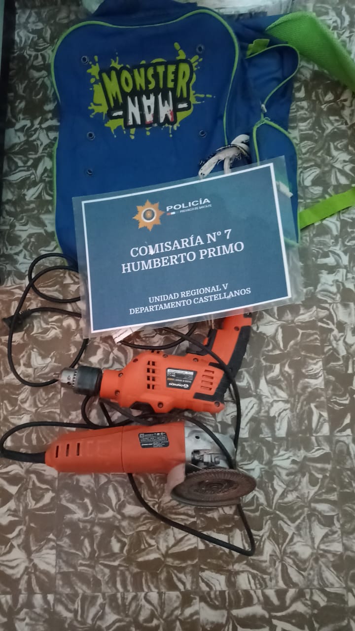 HALLAZGO: Secuestraron un taladro y una amoladora