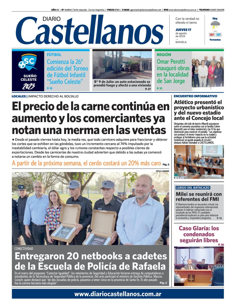 Tapa y diario Castellanos…informate!!
