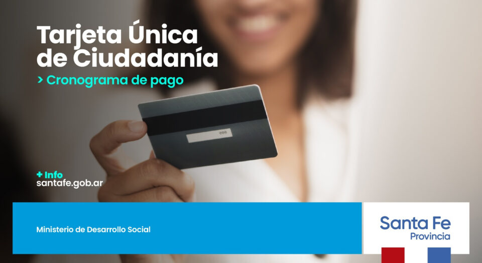 La provincia acredita, a partir de hoy, los fondos de la Tarjeta Única de Ciudadanía