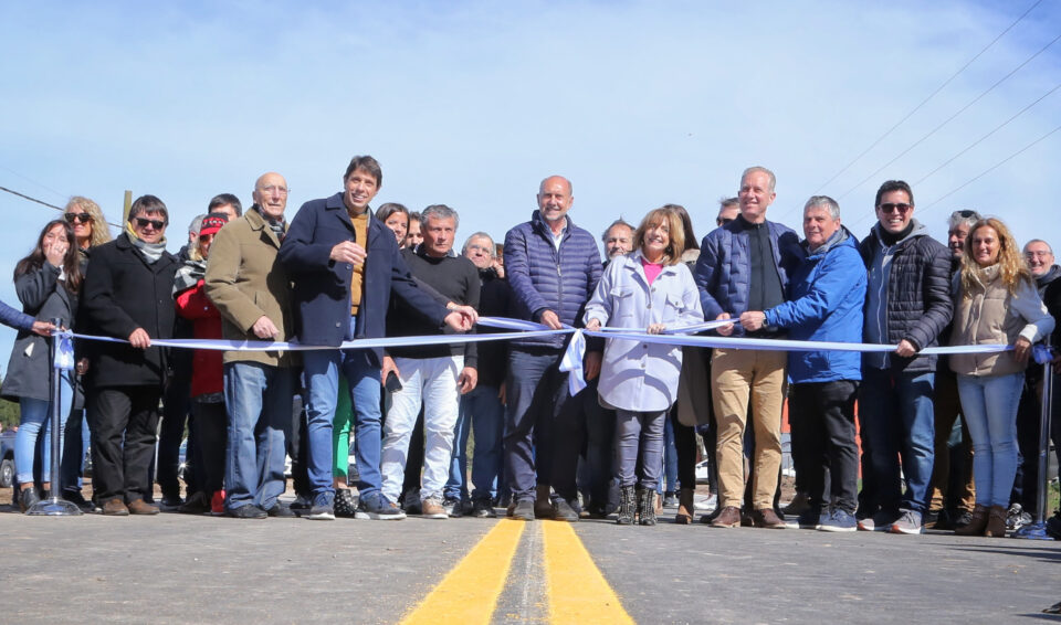 Perotti inauguró el acceso y un nuevo Centro de Desarrollo Infantil en Fighiera