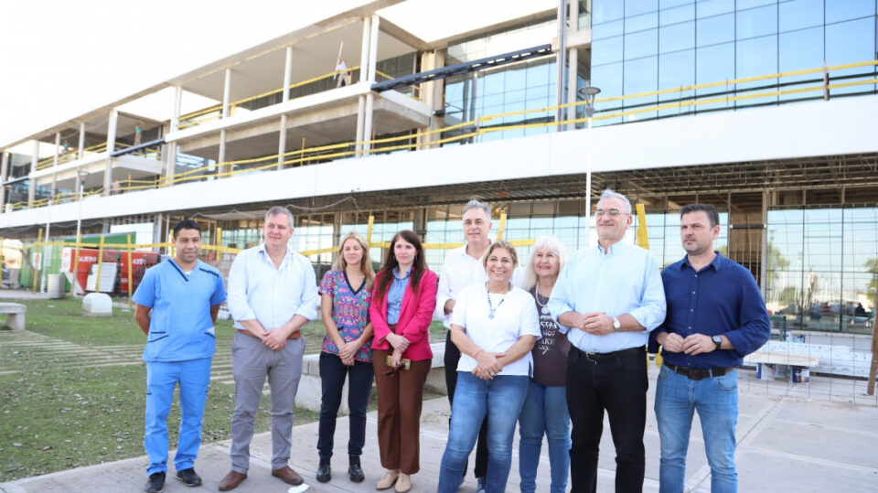 Avanza a gran ritmo la obra del nuevo Hospital Regional de Rafaela