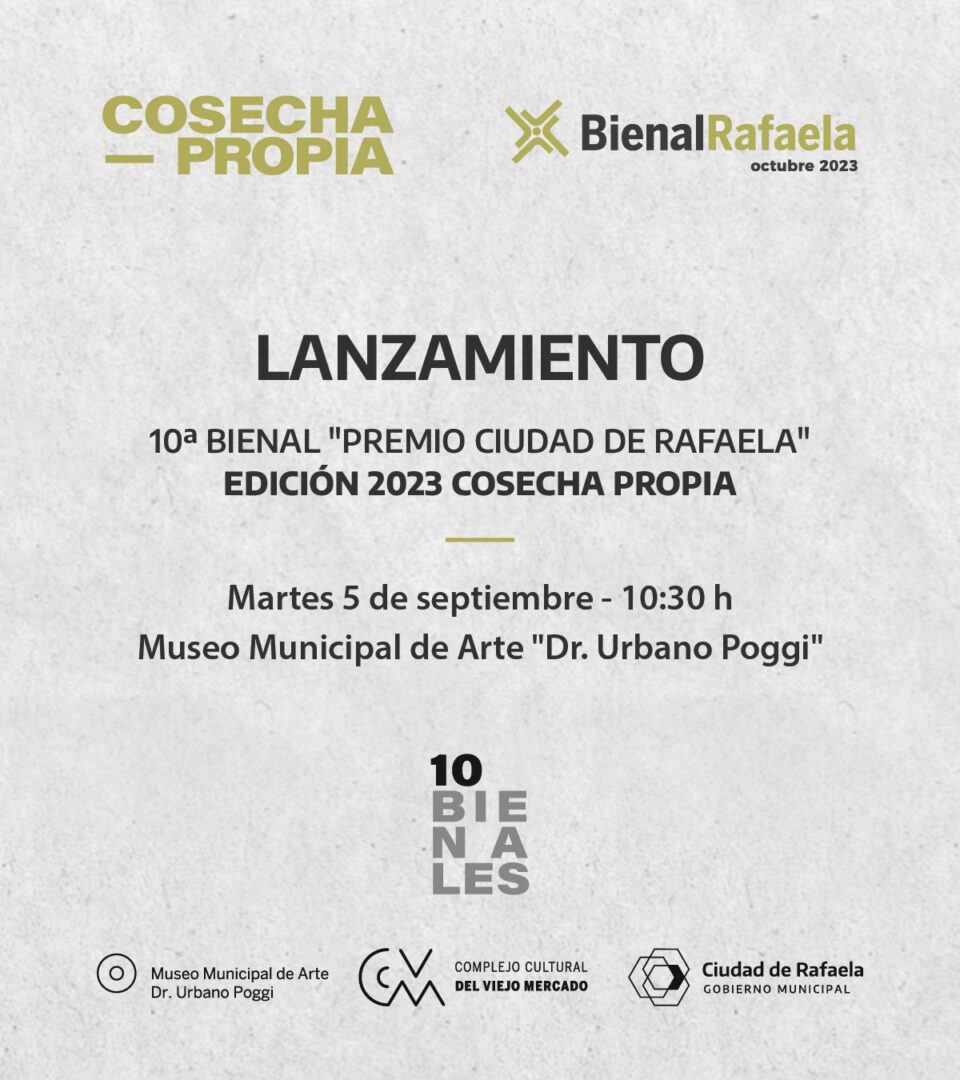 Lanzamiento de la Bienal Rafaela 2023