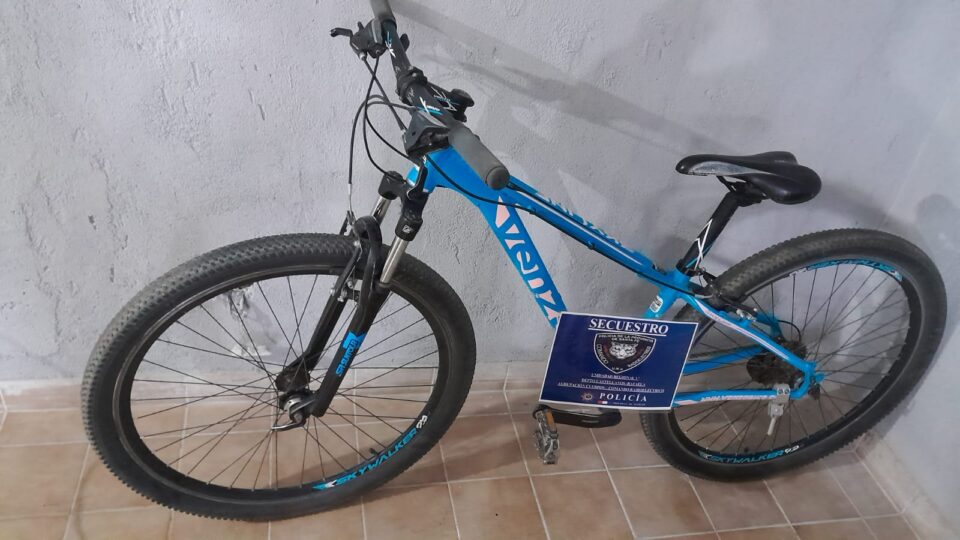 SECUESTRO DE BICICLETA