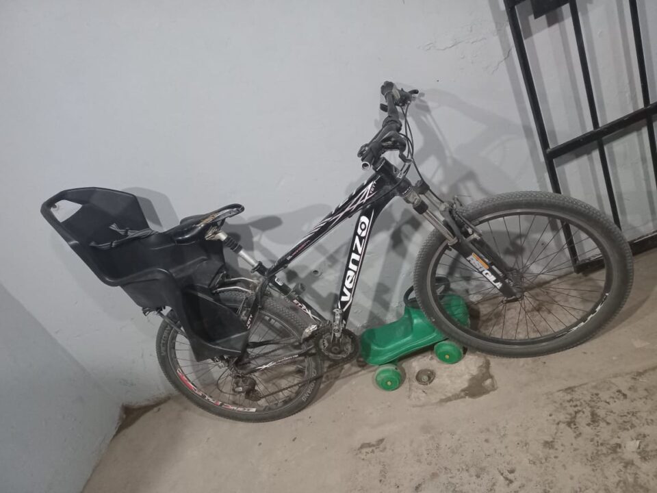 SECUESTRO DE BICICLETA