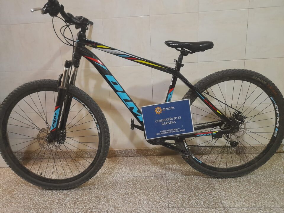 SECUESTRO DE UNA BICICLETA