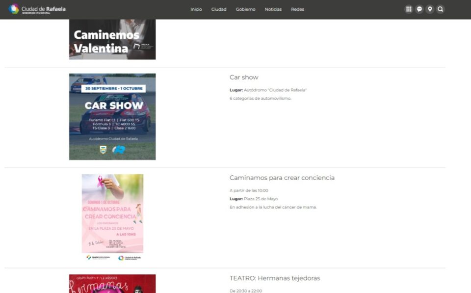 Me lo Agendo: Disfrutá de este fin de semana en Rafaela