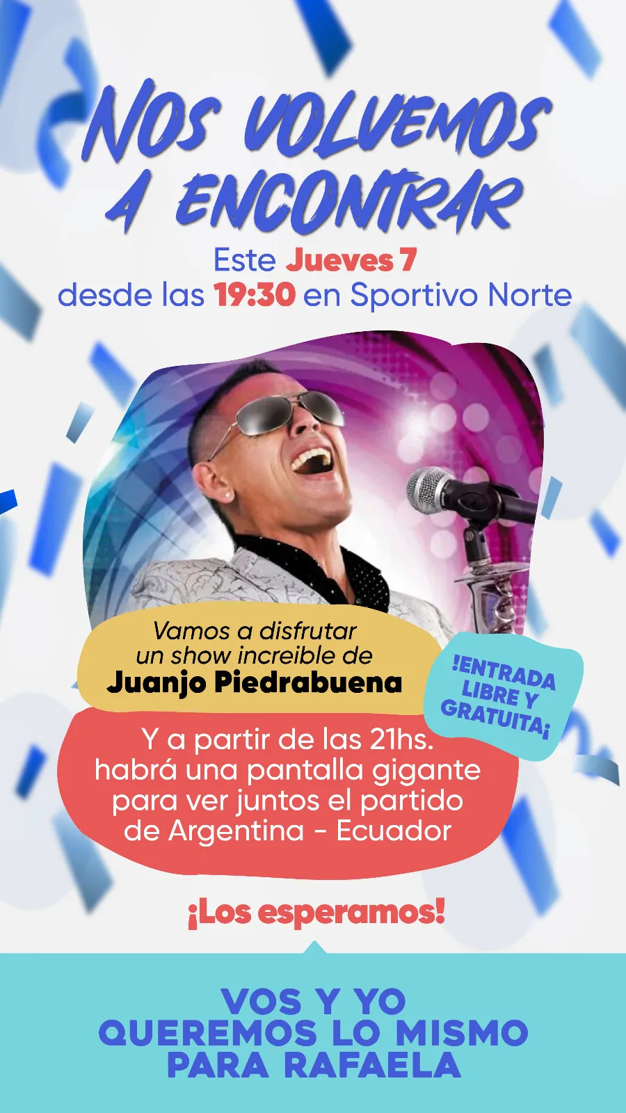 JUEVES DESDE LAS 19:30 HS NO PODES FALTAR: Música y fútbol en Sportivo Norte