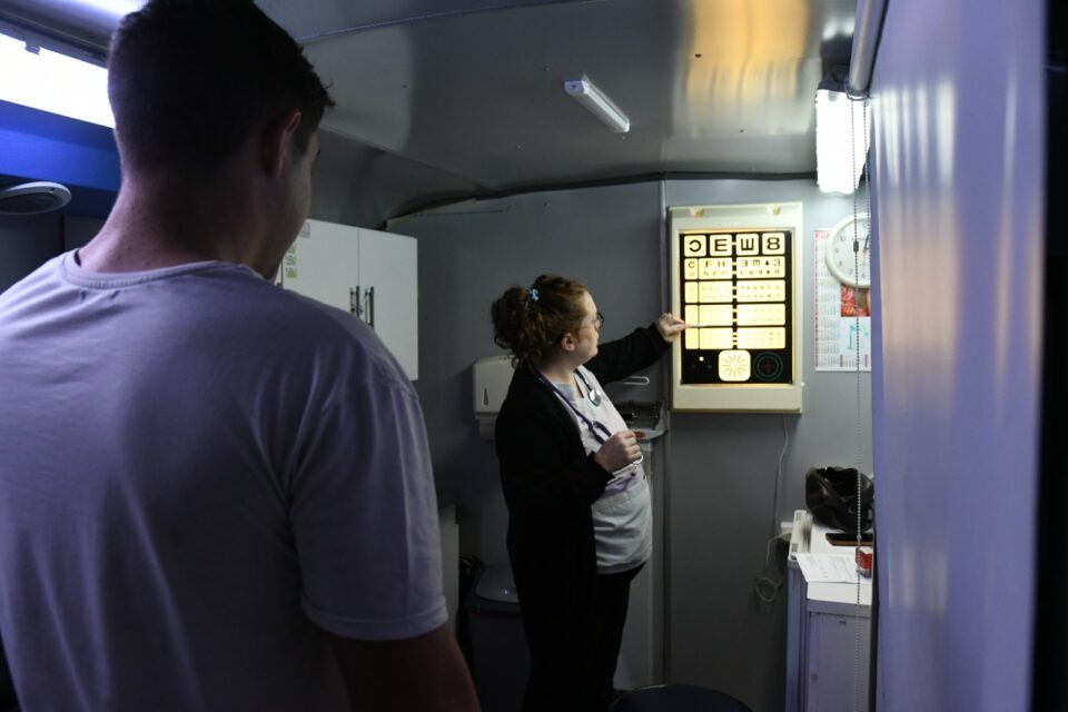 El Ómnibus Sanitario se encuentra en barrio Virgen del Rosario