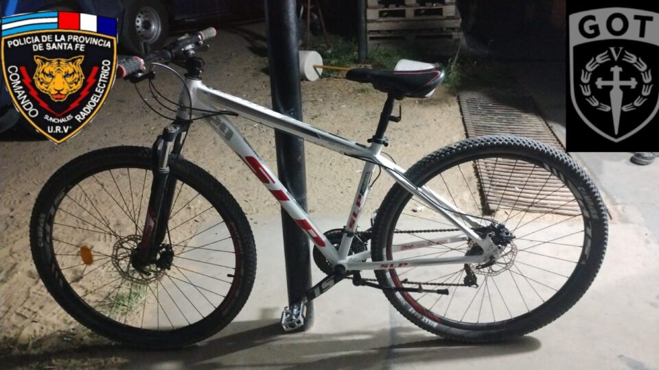 SECUESTRO DE UNA BICICLETA