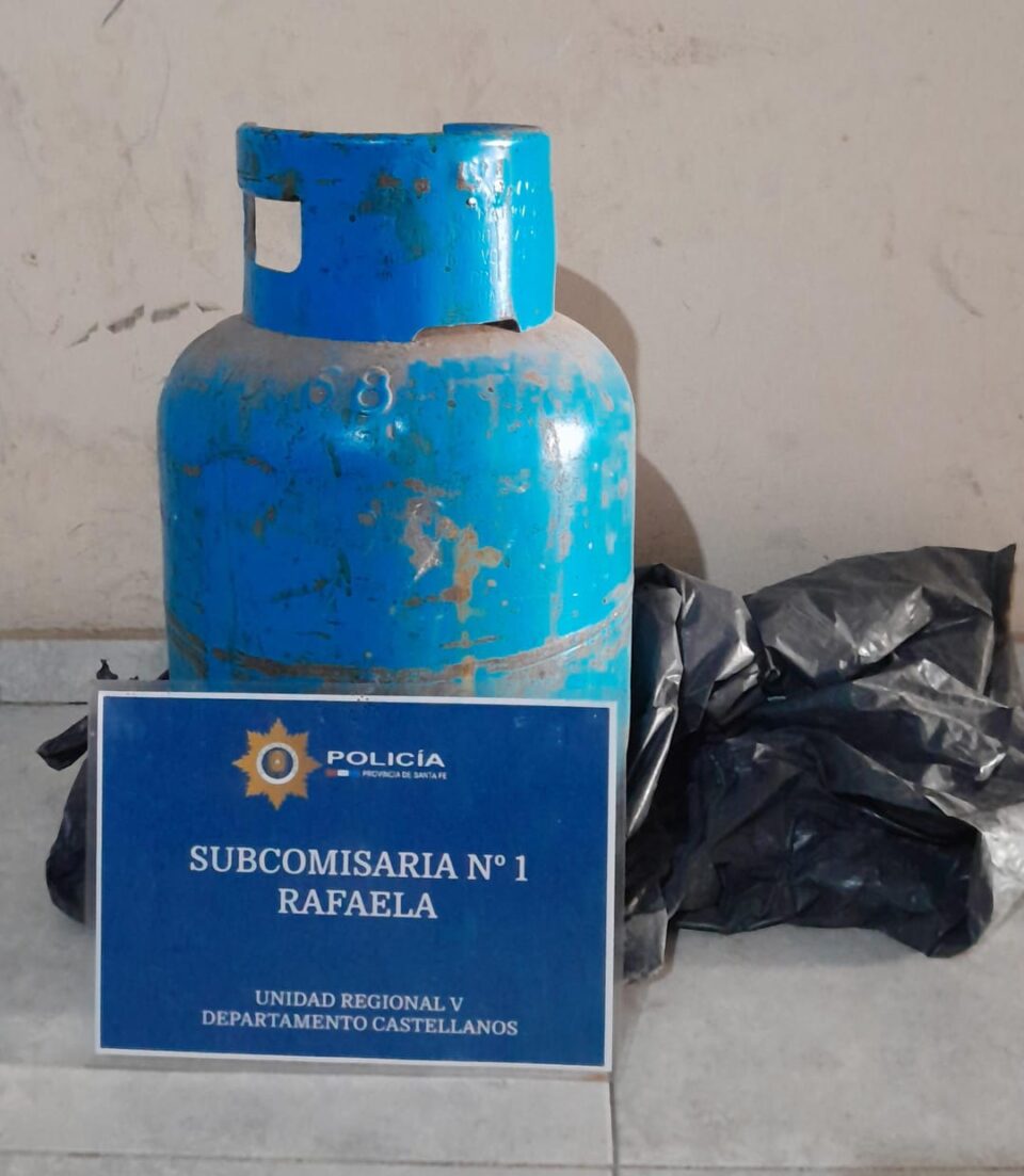 RECUPERARON UNA GARRAFA