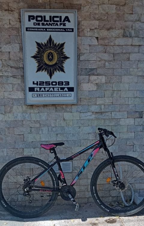 SECUESTRO DE UNA BICICLETA