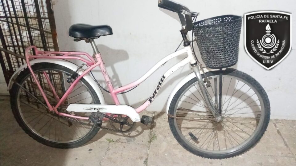     RECUPERARON UNA BICICLETA