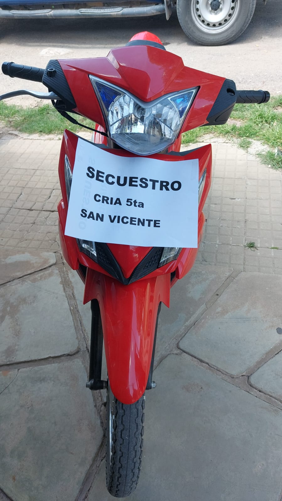 SECUESTRO DE UN MOTOVEHÍCULO