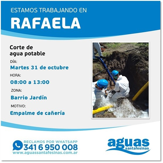 RAFAELA: ESTAREMOS TRABAJANDO EN BARRIO JARDÍN