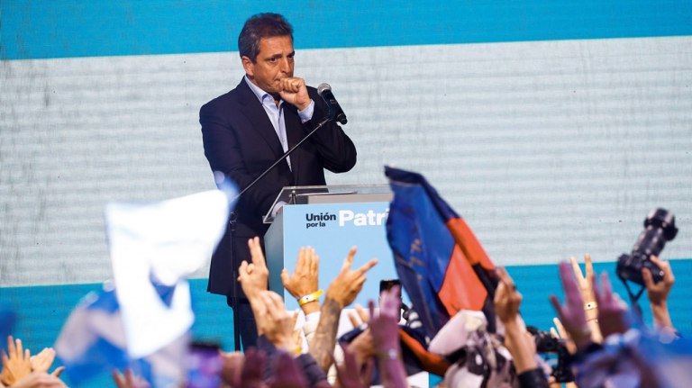 Sergio Massa ganó por 6 puntos en las elecciones y habrá balotaje con Javier Milei