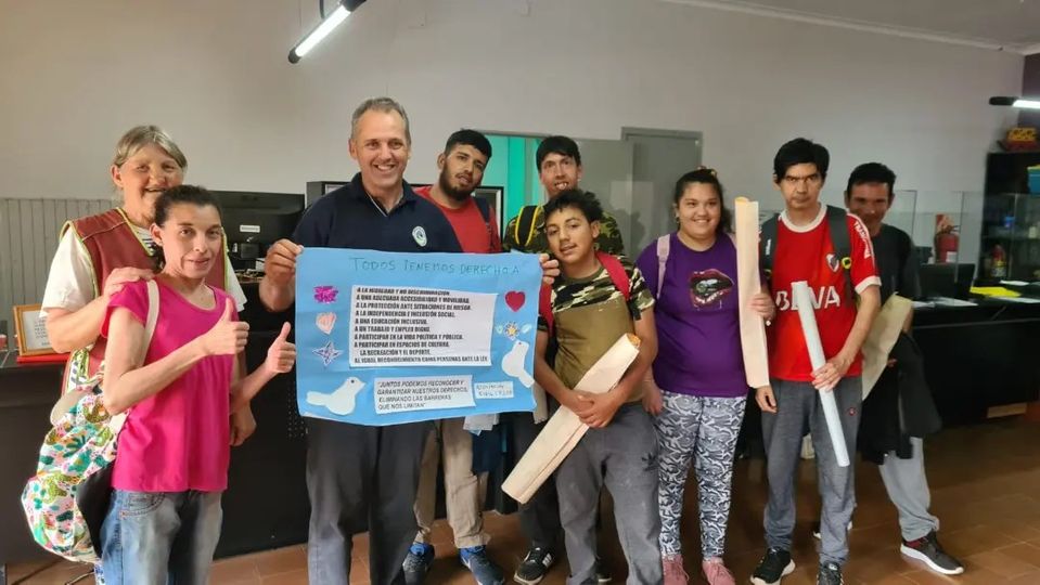 CAYASTA: LOS CONCURRENTES DE LA ASOCIACION CIVIL CRECER VISITARON LA COMUNA