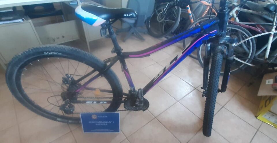 Rafaela: RÁPIDO ACTUAR PERMITIÓ RECUPERAR UNA BICICLETA SLP