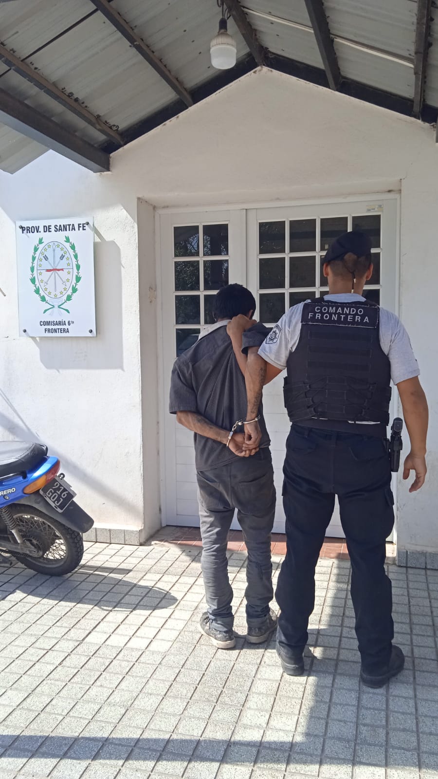 Frontera: DETUVIERON A UN SUJETO