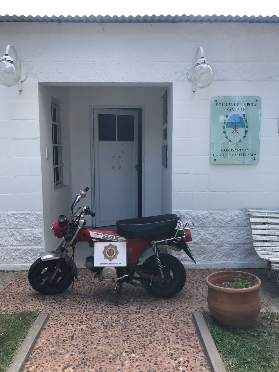 Rafaela: SECUESTRO DE MOTOCICLETA