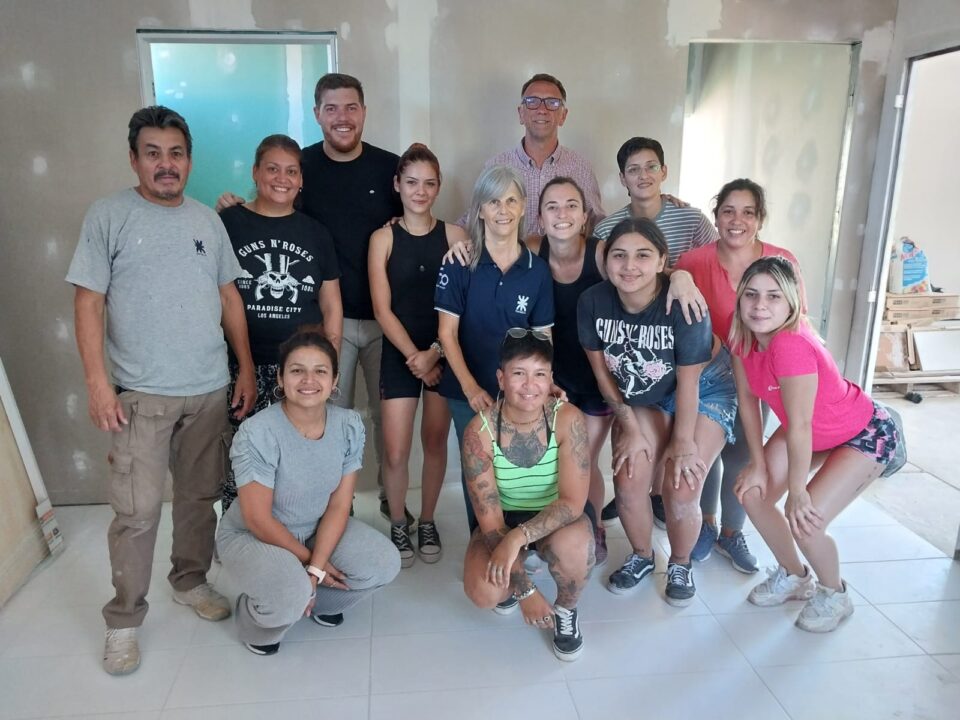 Se realizó el cierre del taller de construcción en seco