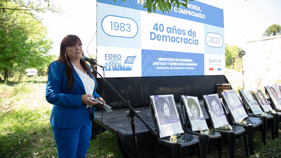 40 años de democracia: la provincia realizó una Jornada de Memoria, Reflexión y Compromiso