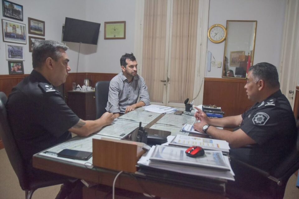 Martínez Saliba se reunió con el jefe de la Unidad Regional V