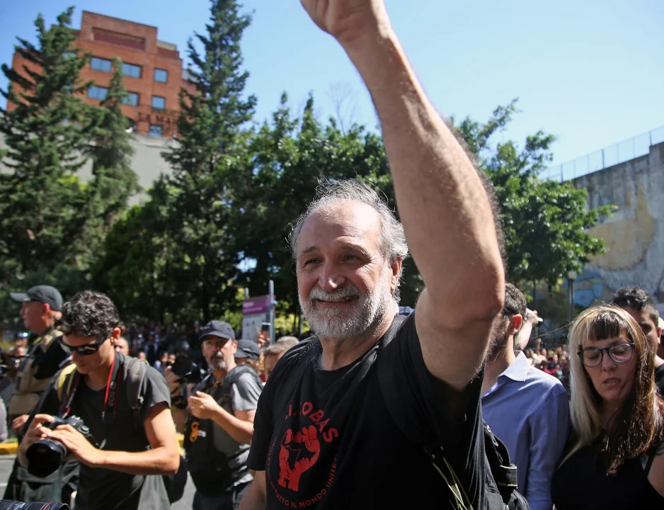 Belliboni agredió a un periodista de TN antes de la marcha piquetera