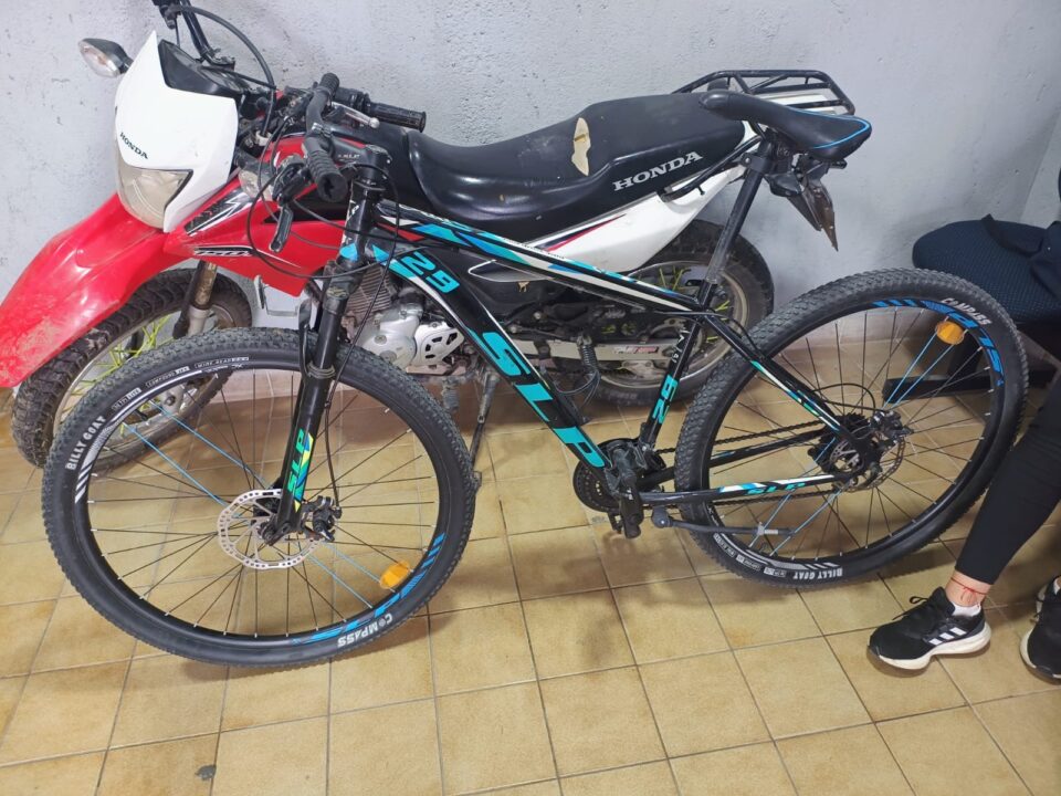 Rafaela  SECUESTRARON UNA BICICLETA