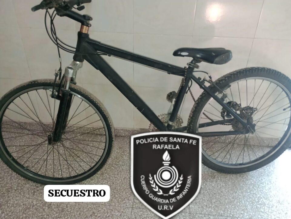 Rafaela  RECUPERARON UNA BICICLETA SLP