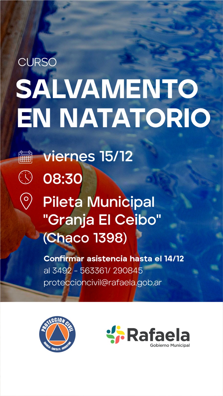 Segunda edición del curso sobre salvamento en natatorio