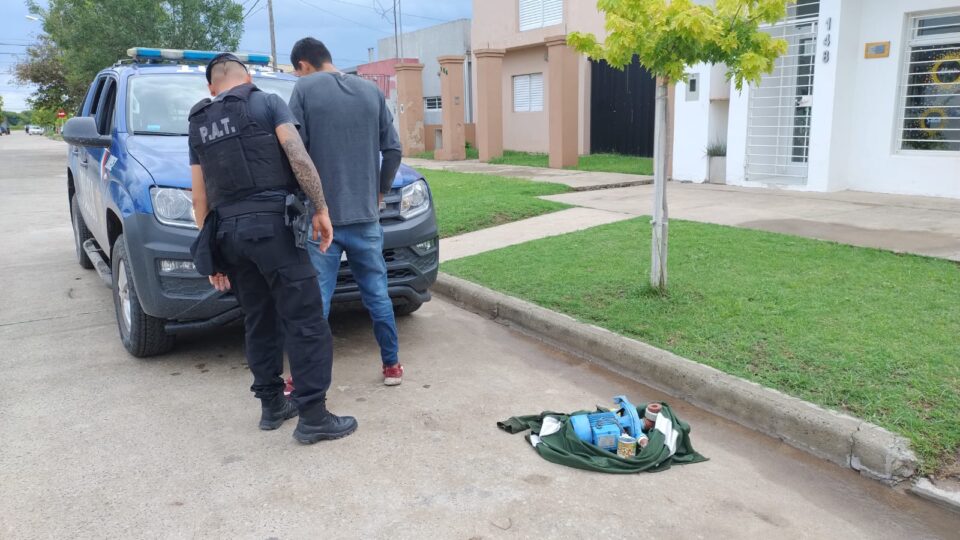 Robó una bomba de agua y terminó detenido