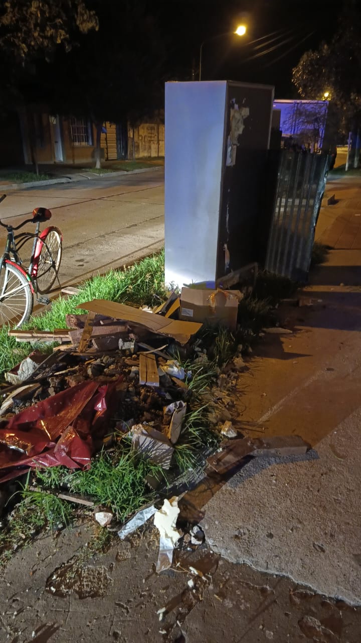 Aprehendido por romper una heladera