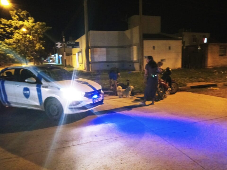 Motociclista lesionado por mala maniobra