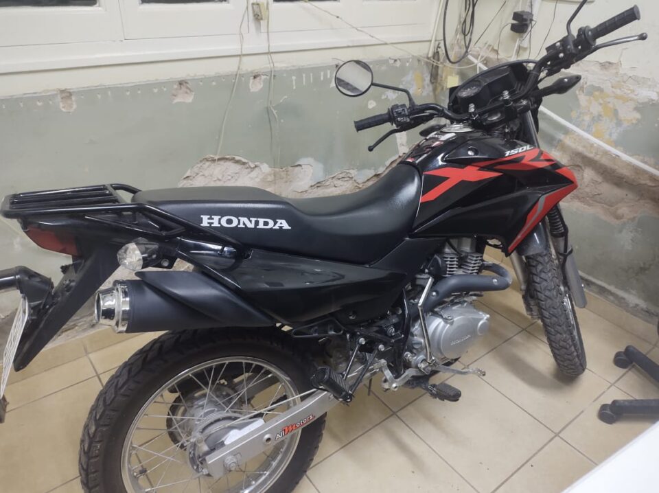 San Vicente SECUESTRO DE UNA MOTOCICLETA