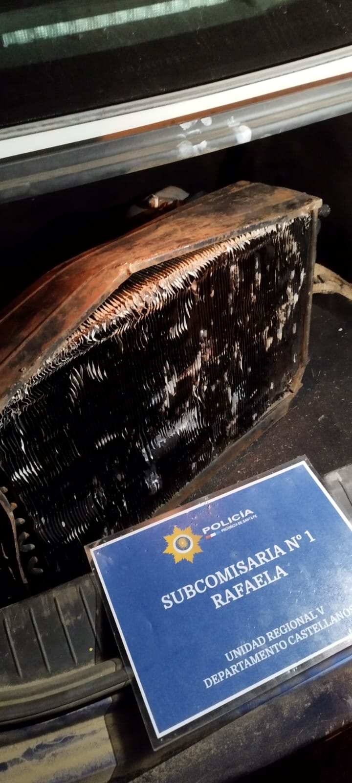 Rafaela  SECUESTRO DE UN RADIADOR