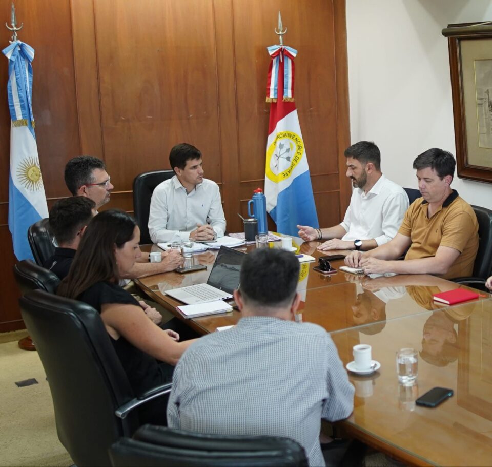 Leo Viotti recibió al Ministro de Ambiente y Cambio Climático, Enrique Estévez