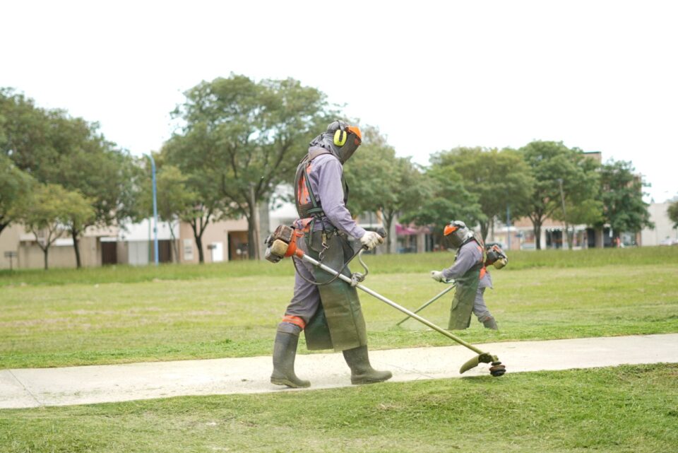 El equipo de Viotti trabaja contrarreloj en la reconstrucción del área de Espacios Verdes y ya se vislumbran resultados