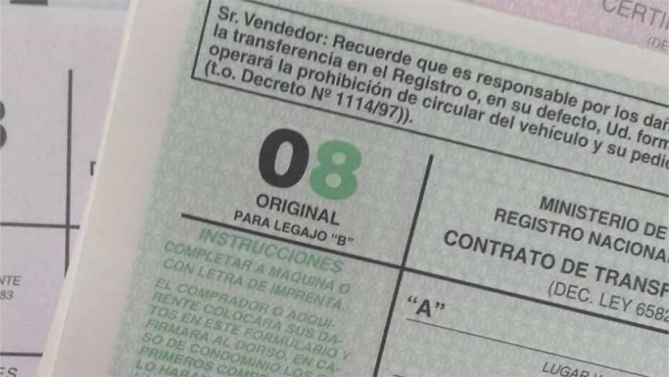 Qué dice el DNU de Milei sobre el Registro de Propiedad del Automotor