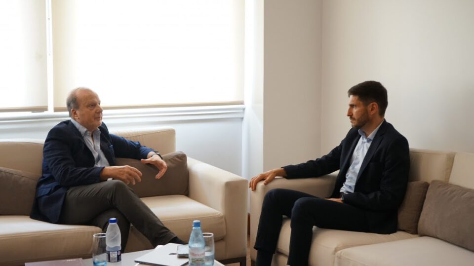 El gobernador Pullaro se reunió con el ministro de Infraestructura de Nación