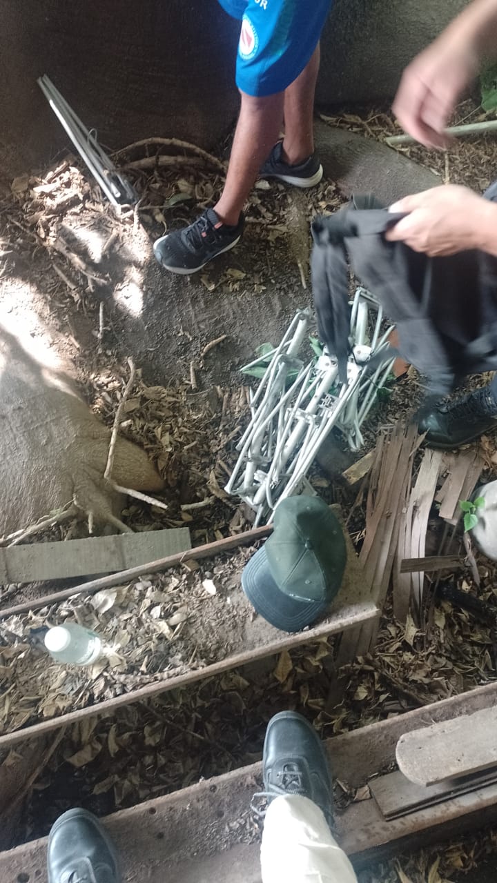 Joven que intentaba robar elementos de Protección Vial y Comunitaria fue aprehendido