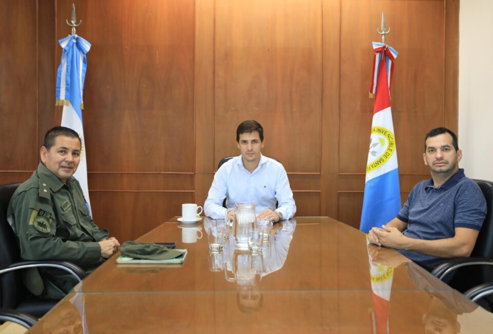 El Intendente se reunió con el Jefe del Escuadrón Vial Rafaela de Gendarmería Nacional