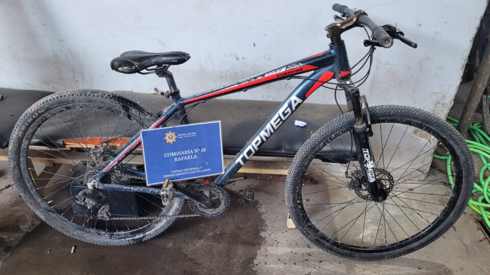 Rafaela  SECUESTRO DE UNA BICILETA