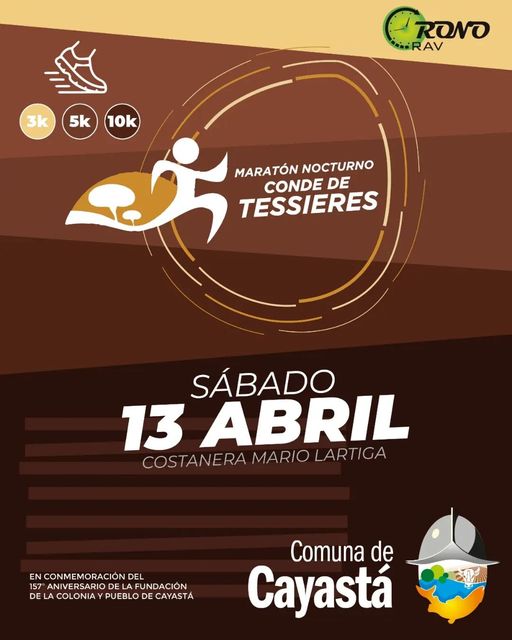 EN LA LOCALIDAD DE CAYASTA SE VA A LLEVAR ACABO LA MARATON NOCTURNO