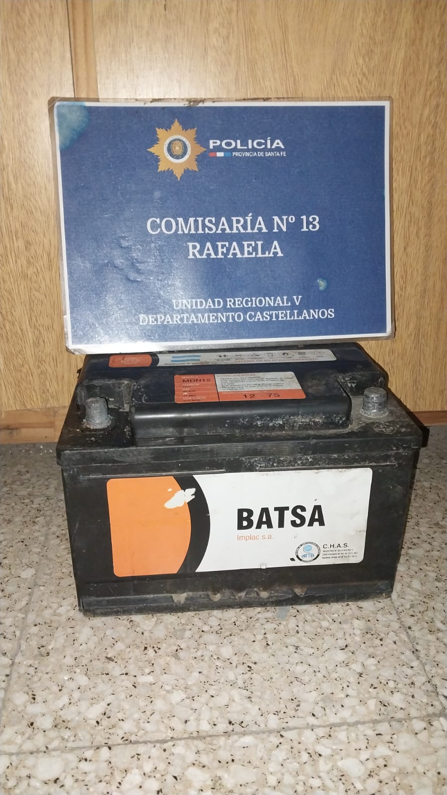 Rafaela RECUPERO UNA BATERIA