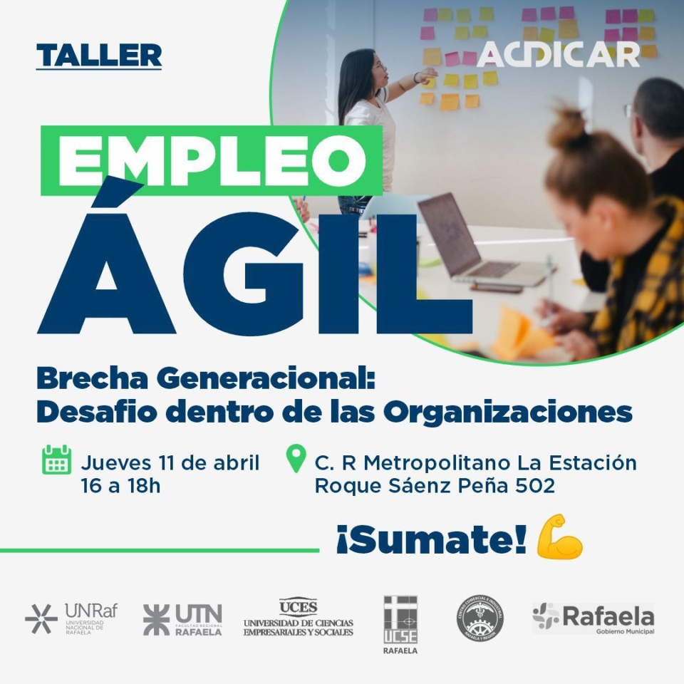 Se realizará un taller de Empleo Ágil