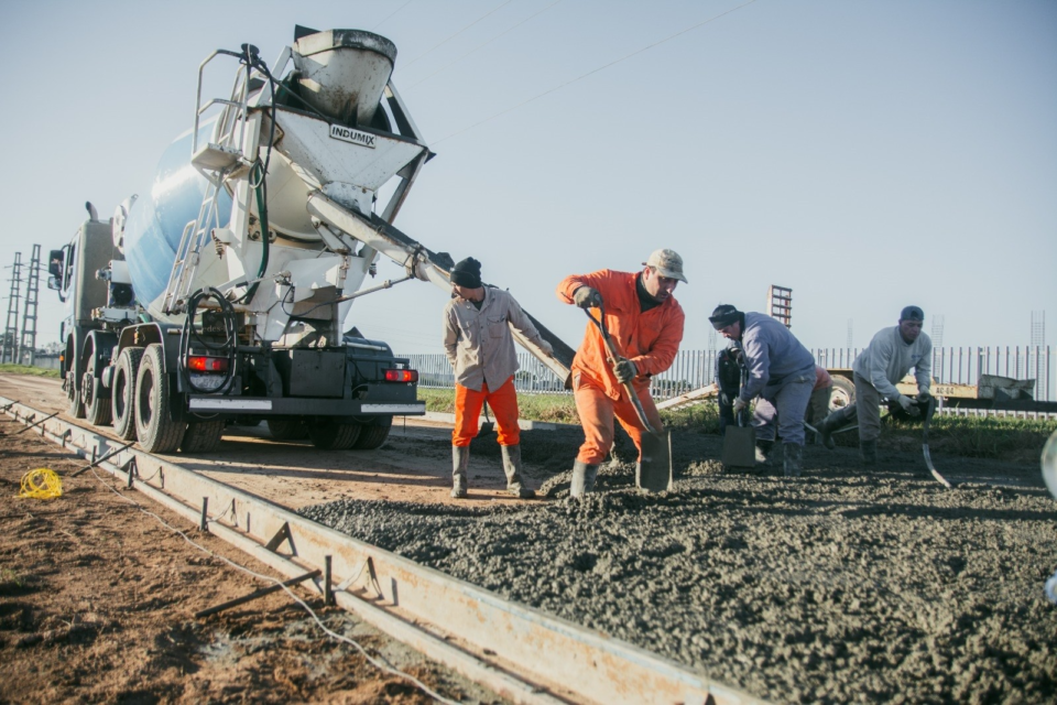 Rafaela recupera obras: Se reactivó la obra vial en el acceso oeste a la ciudad