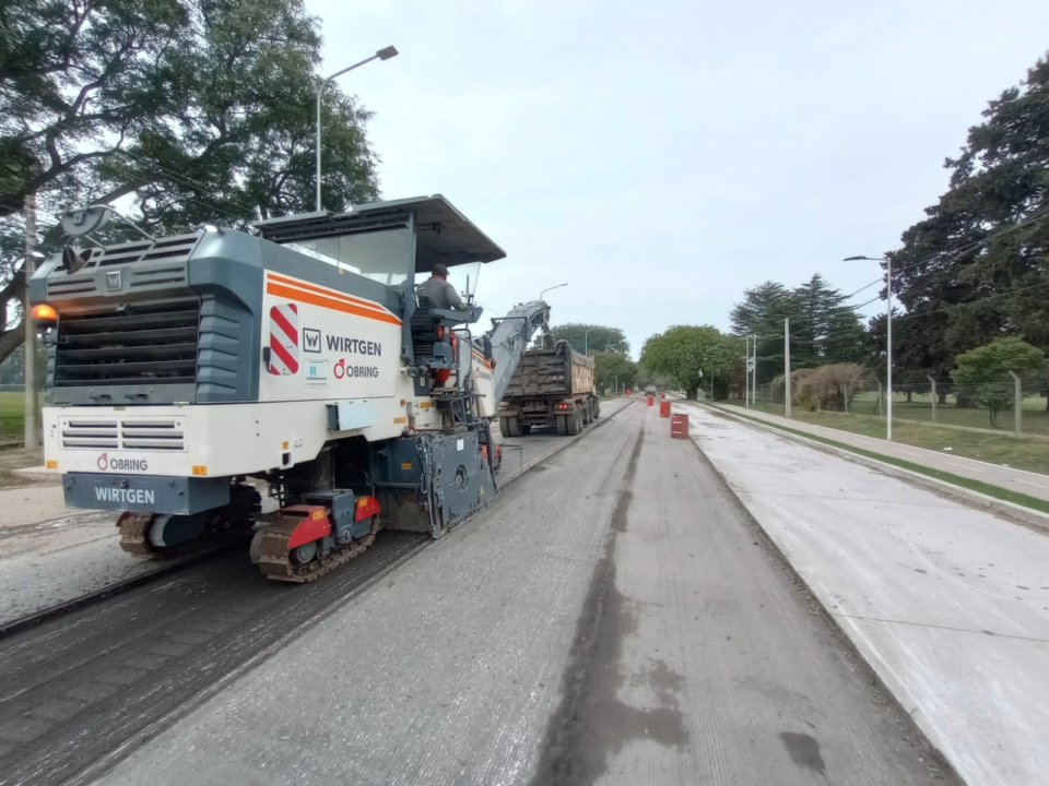 Se reactivó la obra en el acceso este de nuestra ciudad