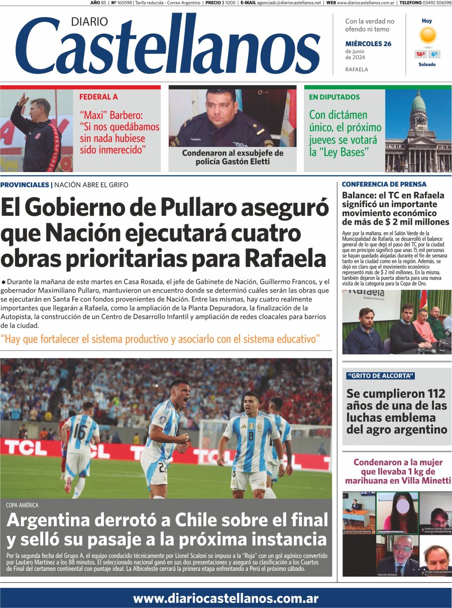 TAPA Y DIARIO CASTELLANOS…INFORMATE!!